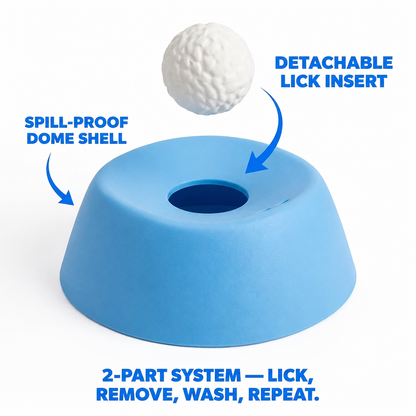 Calming Lick Bowl™ – Anxiety Relief Slow Feeder for Dogs